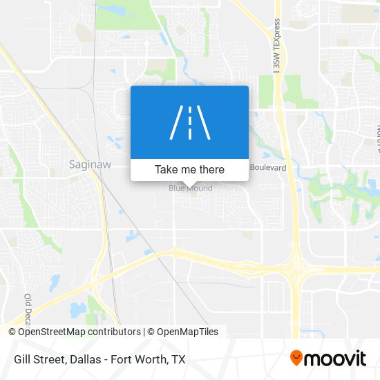 Gill Street map