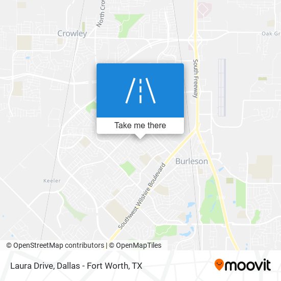 Laura Drive map