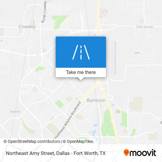 Northeast Amy Street map