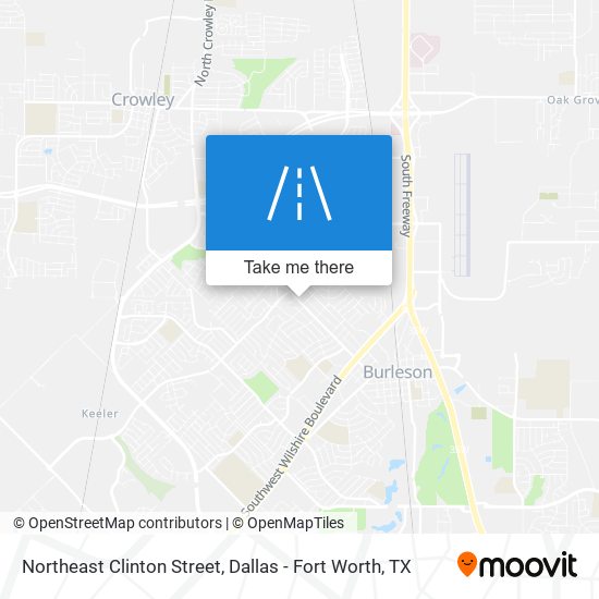 Northeast Clinton Street map