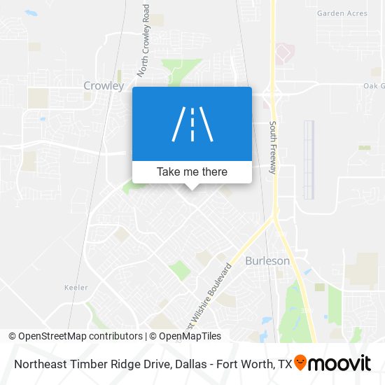 Mapa de Northeast Timber Ridge Drive