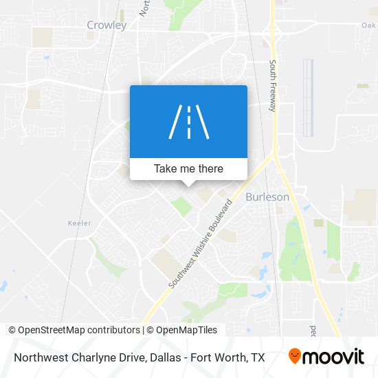 Mapa de Northwest Charlyne Drive