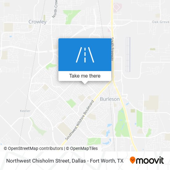 Northwest Chisholm Street map