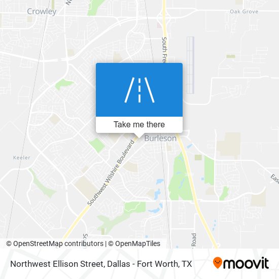 Northwest Ellison Street map