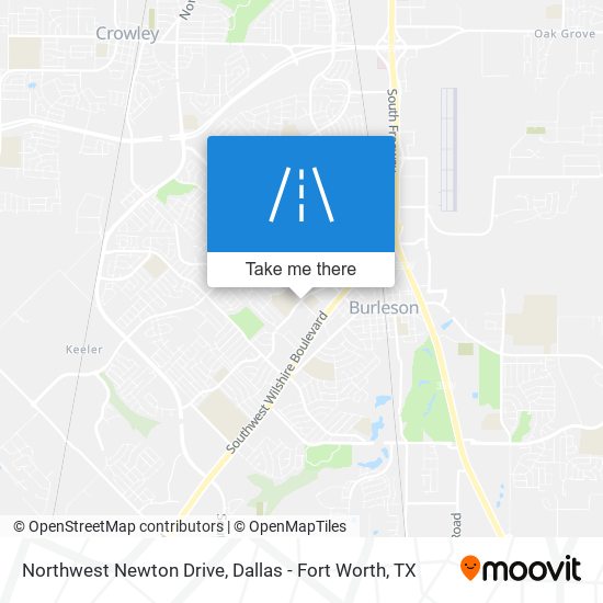 Mapa de Northwest Newton Drive