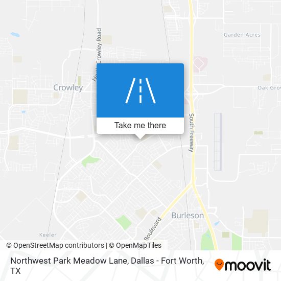 Northwest Park Meadow Lane map