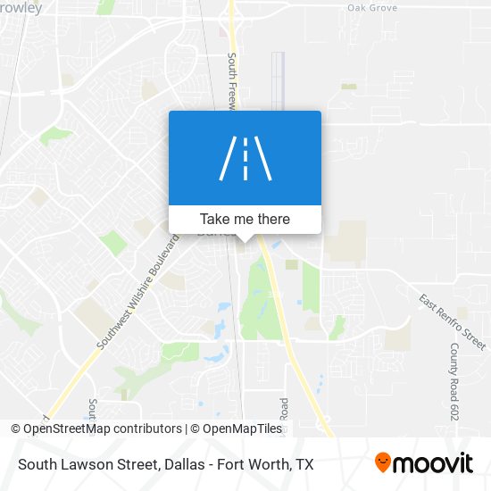 Mapa de South Lawson Street