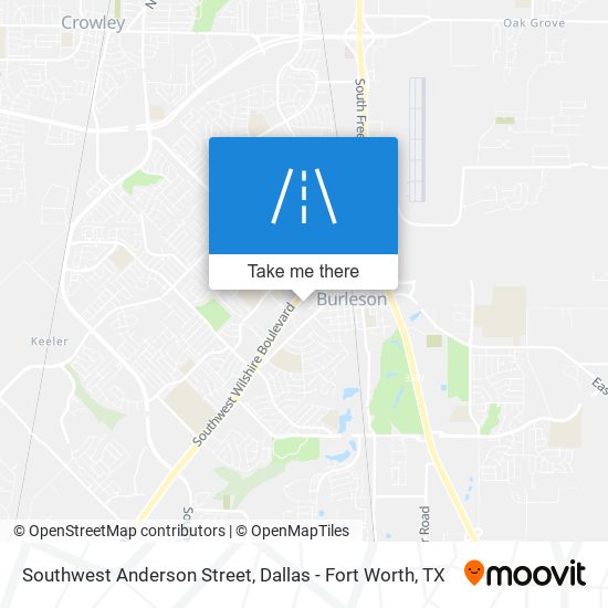 Mapa de Southwest Anderson Street