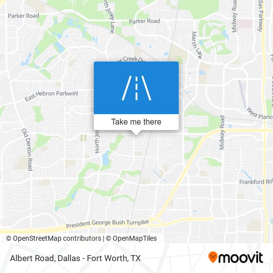 Mapa de Albert Road