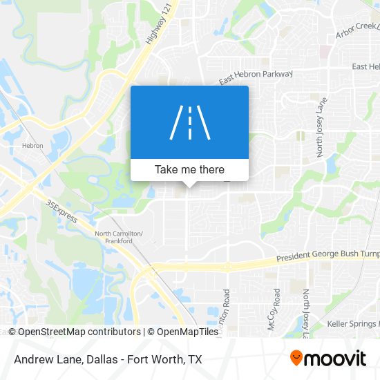 Mapa de Andrew Lane