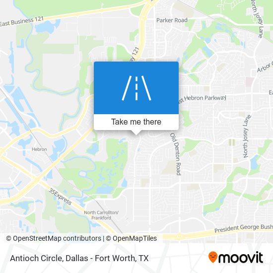 Antioch Circle map