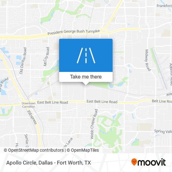 Mapa de Apollo Circle