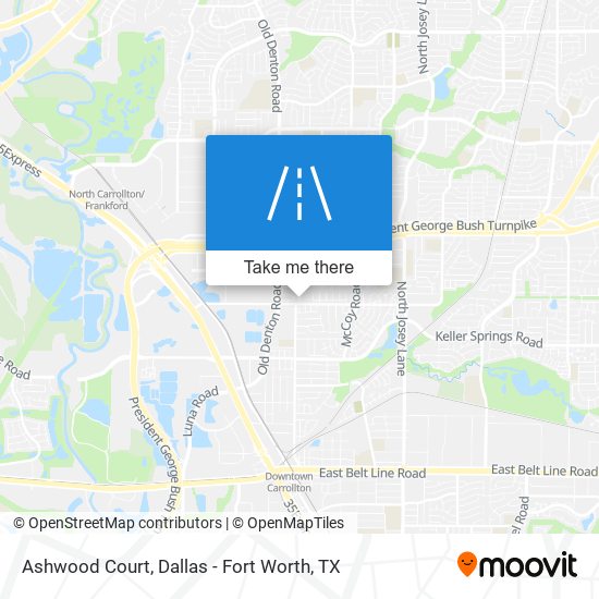 Mapa de Ashwood Court