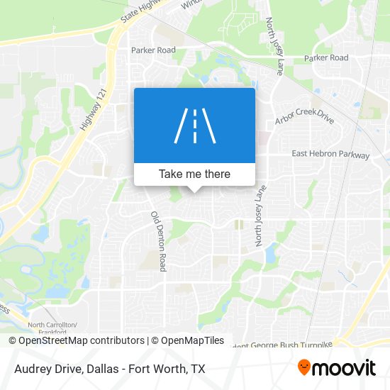Audrey Drive map
