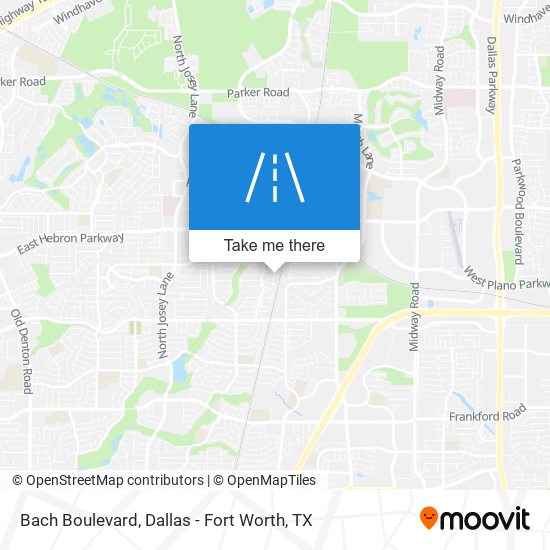 Bach Boulevard map