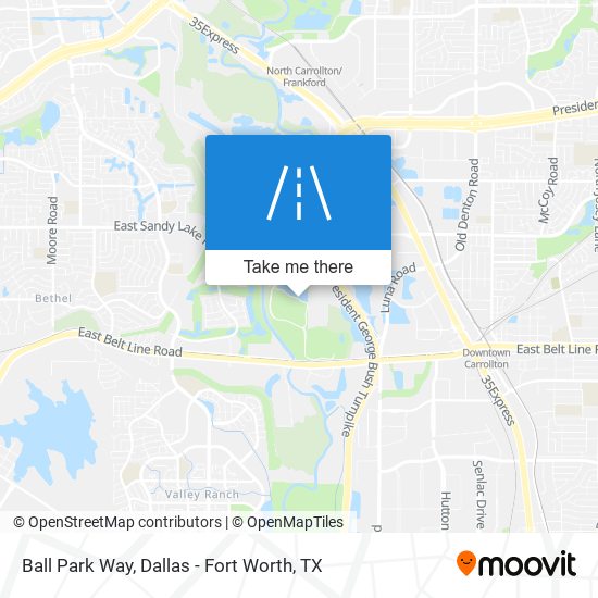 Mapa de Ball Park Way