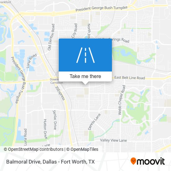 Mapa de Balmoral Drive
