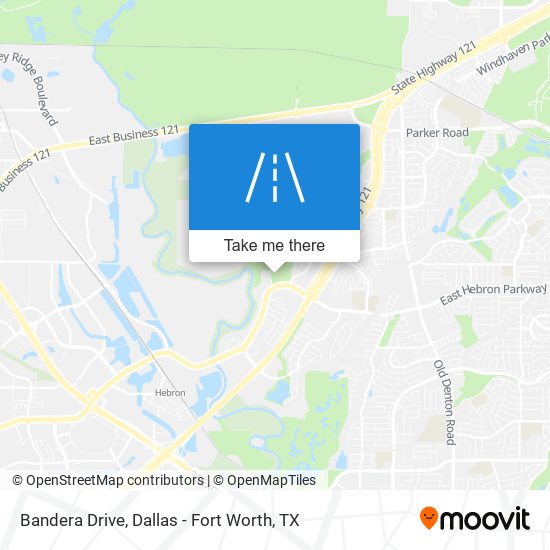 Mapa de Bandera Drive