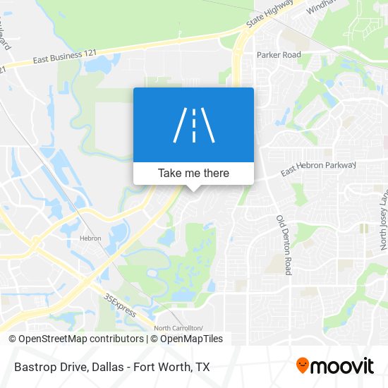Mapa de Bastrop Drive