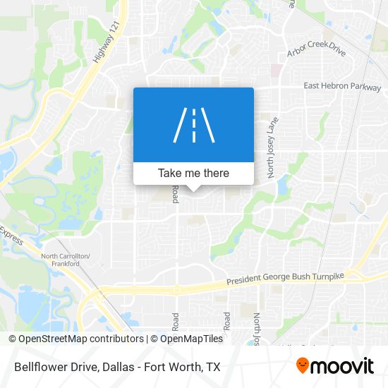 Mapa de Bellflower Drive