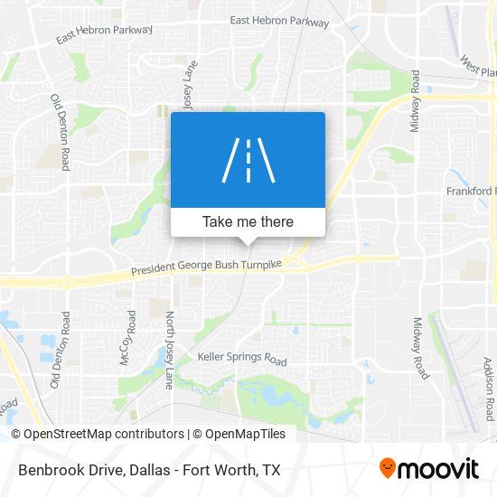 Mapa de Benbrook Drive