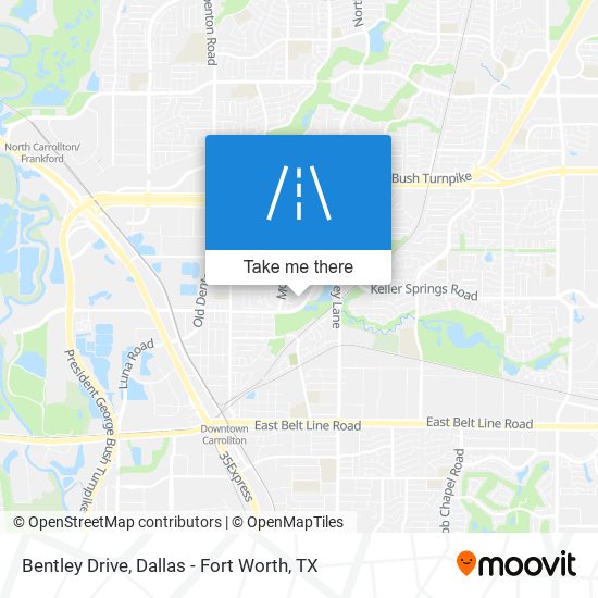 Mapa de Bentley Drive