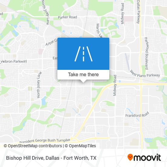 Bishop Hill Drive map