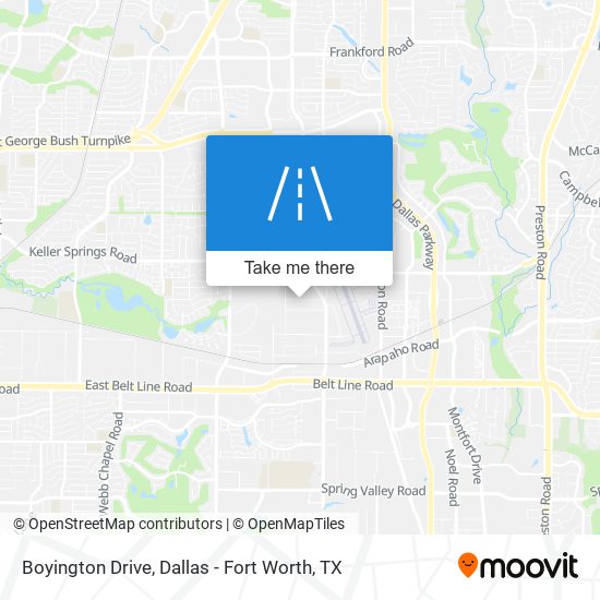 Boyington Drive map