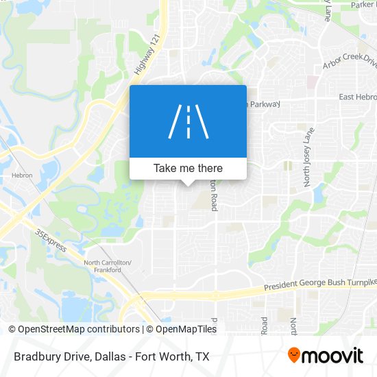 Mapa de Bradbury Drive