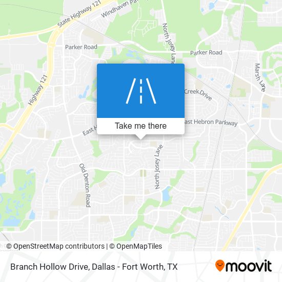 Mapa de Branch Hollow Drive