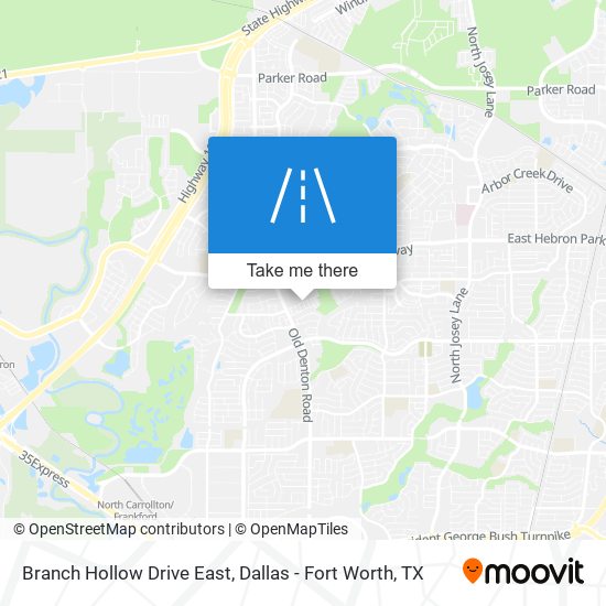 Mapa de Branch Hollow Drive East