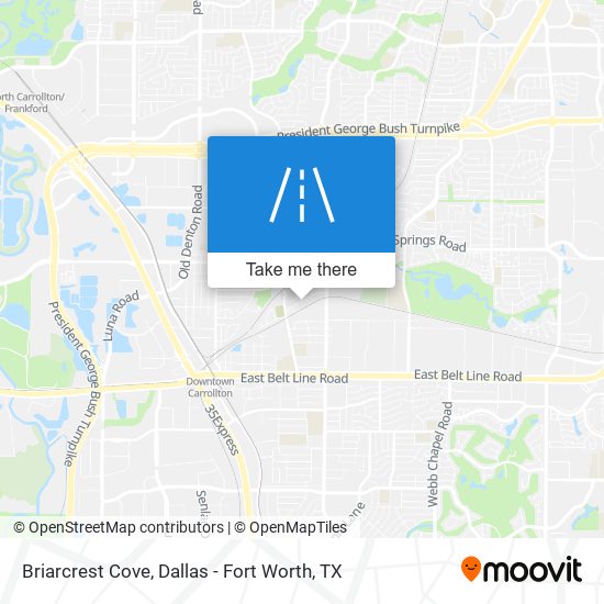 Mapa de Briarcrest Cove