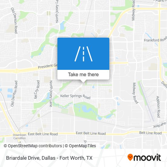 Mapa de Briardale Drive