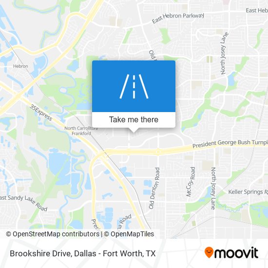 Brookshire Drive map