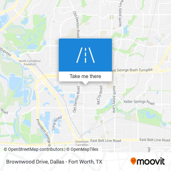 Mapa de Brownwood Drive