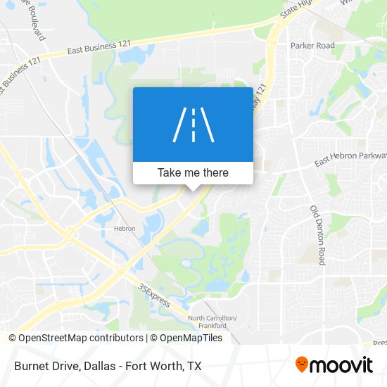 Burnet Drive map