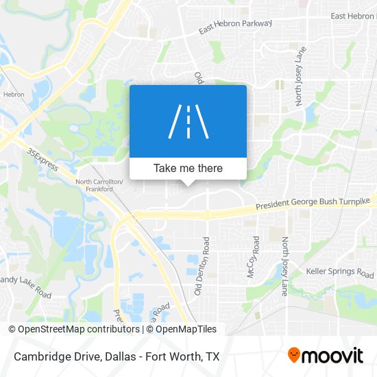 Cambridge Drive map