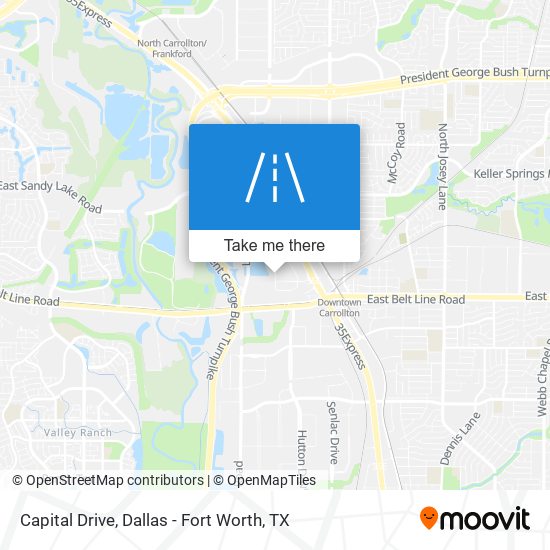 Mapa de Capital Drive