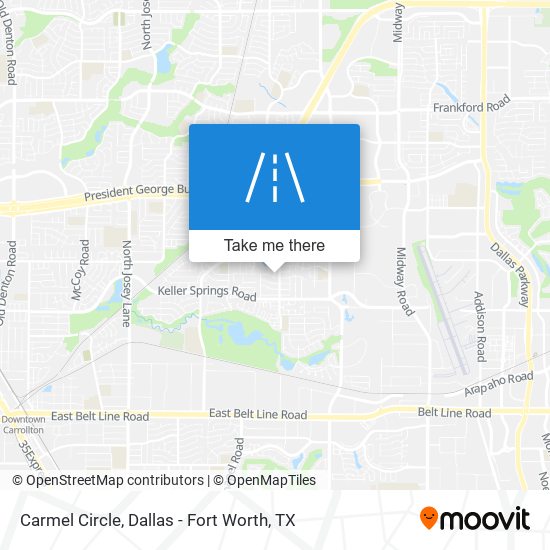 Mapa de Carmel Circle