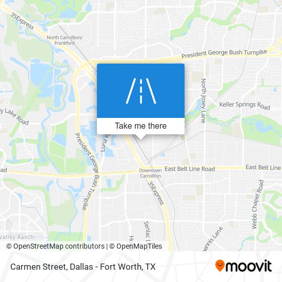 Carmen Street map
