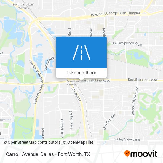 Carroll Avenue map