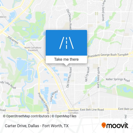 Carter Drive map