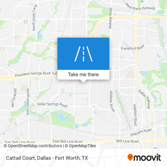 Cattail Court map