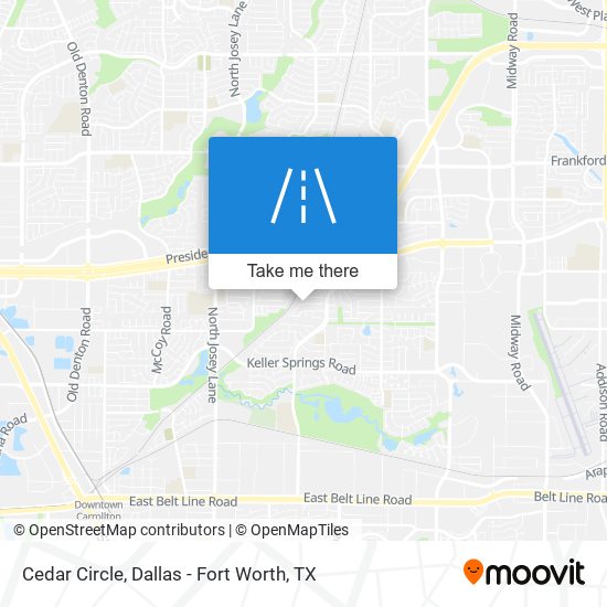 Cedar Circle map