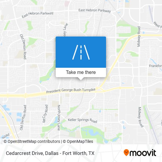 Mapa de Cedarcrest Drive