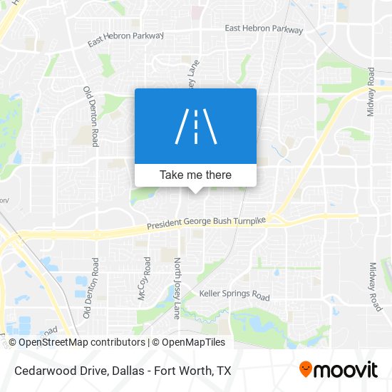 Cedarwood Drive map