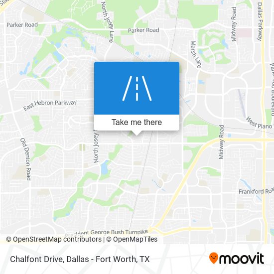 Mapa de Chalfont Drive