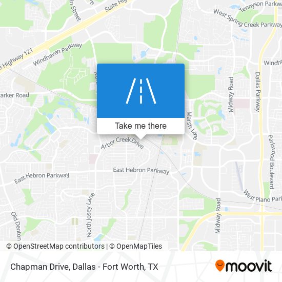 Chapman Drive map