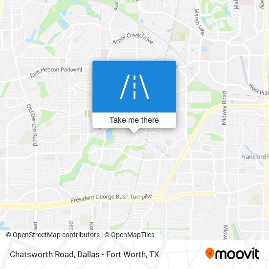 Chatsworth Road map