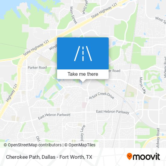 Mapa de Cherokee Path